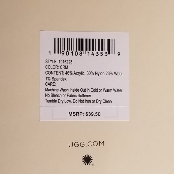 *NWT* UGG Women's Shaye Socks - Picture 4 of 7